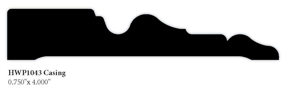 1043 3/4" x 4" Casing