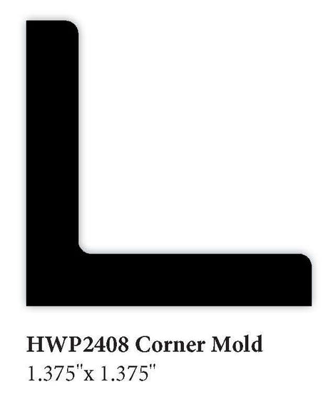 2408 1.375" x 1.375" Corner Molding