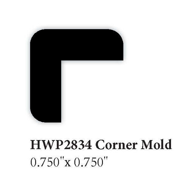 2834 3/4" x 3/4" Corner Molding
