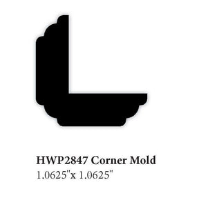 2847 1.062" x 1.062" Corner Molding
