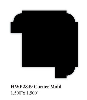 2849 1.5" x 1.5" Corner Molding