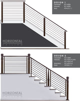 Horizontal Bar Design 1 and 2