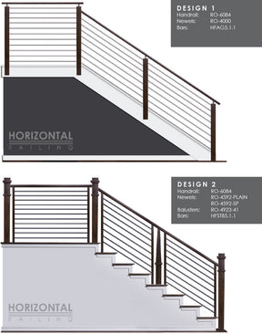 Horizontal Bar Design 1 and 2