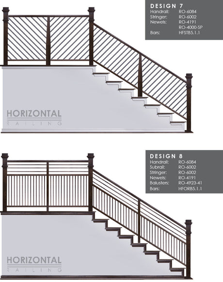 Horizontal Bar Design 7 and 8