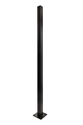  I0032/MB Square Nero Black Post for Railings 40mm Square