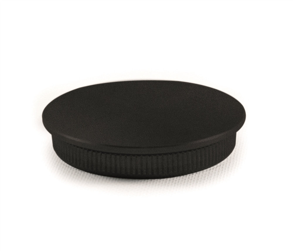 I01151/MB Nero Black Round End Cap