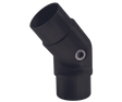 I446/MB Nero Round Pivotable Connector For Round Tube
