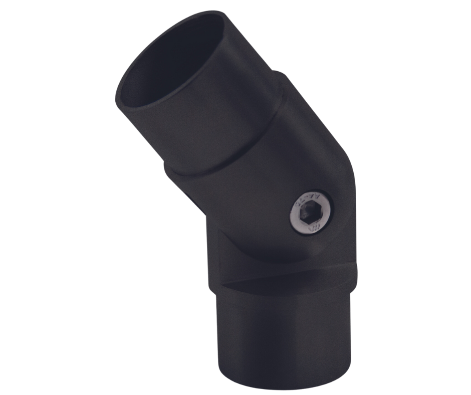 I446/MB Nero Round Pivotable Connector For Round Tube