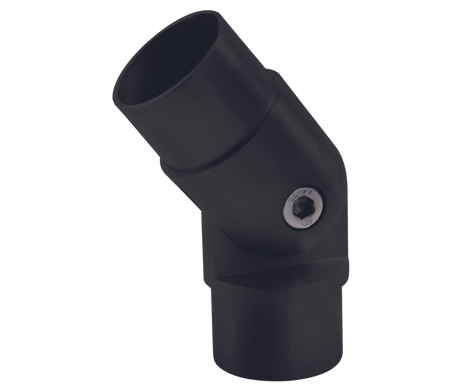 I446/MB Nero Round Pivotable Connector For Round Tube