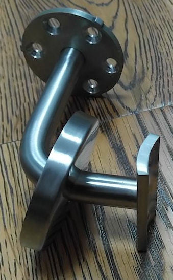 IF456XSA Stainless Steel Curved Arm Wall Rail Bracket 3