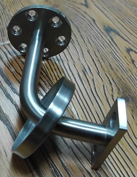 IF457XS4 Stainless Steel Flat Arm Wall Rail Bracket