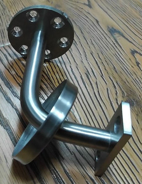 IF457XS4 Stainless Steel Flat Arm Wall Rail Bracket