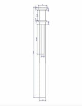 MFP-4075 Actual Flat Panel Box Newels CADD Information