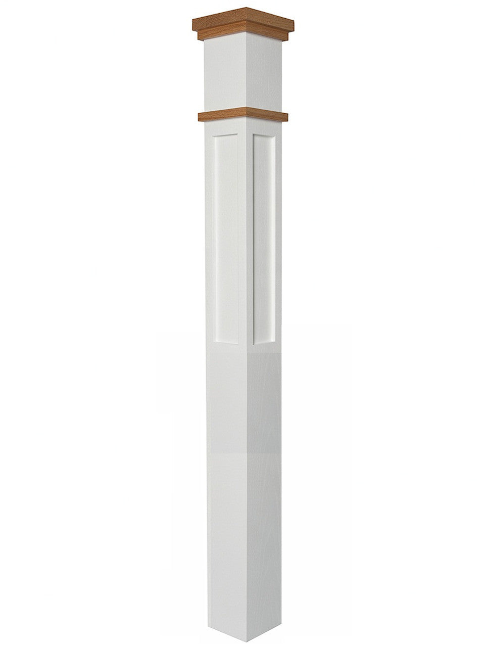 MFP-4375 Primed with Special Species Trim Box Newel Post 