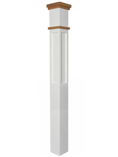 MFP-4375 Primed with Special Species Trim Box Newel Post 