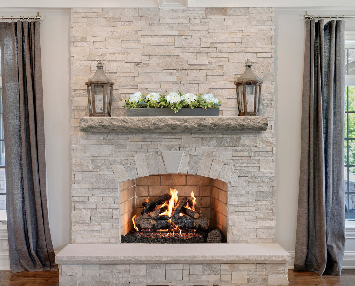 NCCS Natural Cut Stone Non-Combustable Fireplace Mantel Shelf