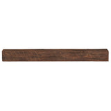 New River Non-Combustable Fireplace Mantel Shelf, Toasted Rye Finish