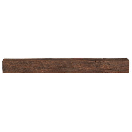 New River Non-Combustable Fireplace Mantel Shelf, Toasted Rye Finish