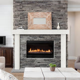 Zachary Non-Combustible Fireplace Mantel Surround Salt (Lifestyle View1)
