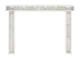 Zachary Non-Combustible Fireplace Mantel Surround Salt (Back View)