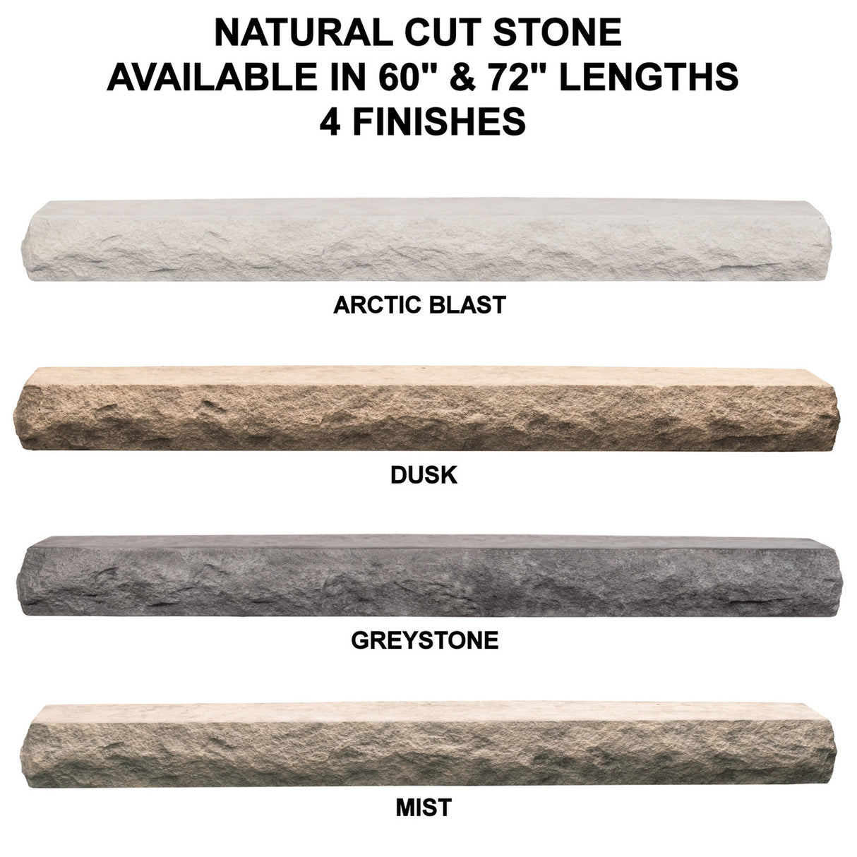 NCCS Natural Cut Stone Non-Combustable Fireplace Mantel Shelf