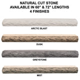 NCCS Natural Cut Stone Non-Combustable Fireplace Mantel Shelf