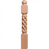 ORT-8660 5-1/2" x 50" Open Rope Twist, Beech