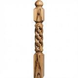 ORT-8660 5-1/2" x 50" Open Rope Twist, Hickory