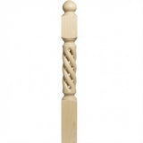 ORT-8660 5-1/2" x 50" Open Rope Twist, Poplar
