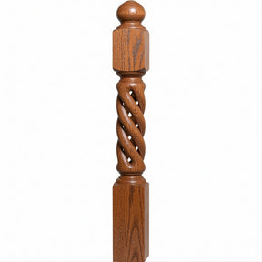 ORT-8660 5-1/2" x 50" Open Rope Twist, Red Oak