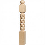 ORT-8660 5-1/2" x 50" Open Rope Twist, Soft Maple
