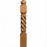 ORT-8660 5-1/2" x 50" Open Rope Twist, White Oak