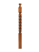 ORT-8645 60" Open Rope Twist Ball Top Newel Post