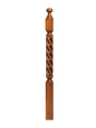 ORT-8645 60" Open Rope Twist Ball Top Newel Post