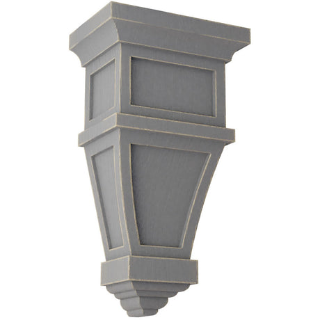 Alpine Wood Vintage Decor Corbel (CORWD06X04X11AP) Pebble Gray