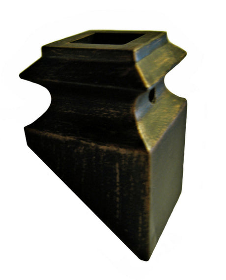 SH904 12mm Slanted Shoe with Set Screw (Rubbed Bronze pictured)