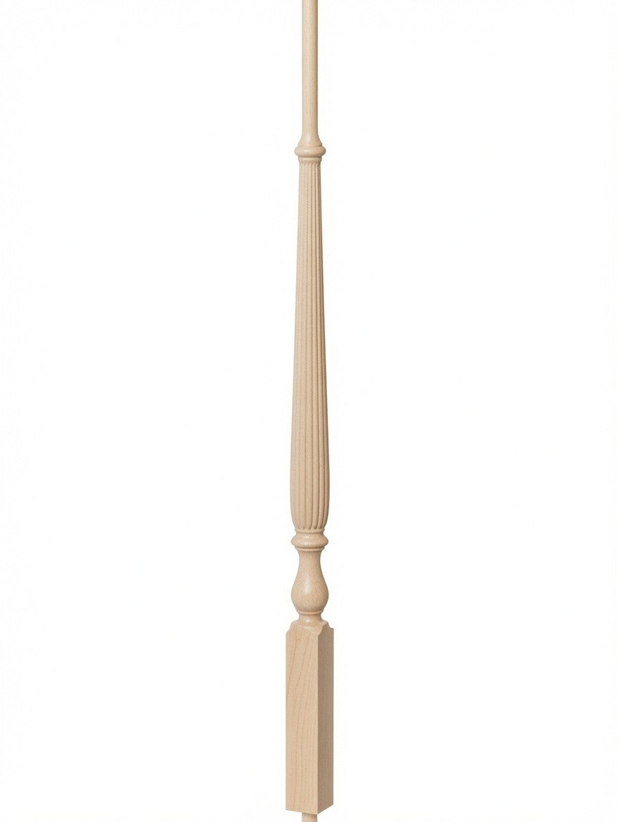 R-2715 40" Reeded Ohio Regency Stairways Baluster, Birch