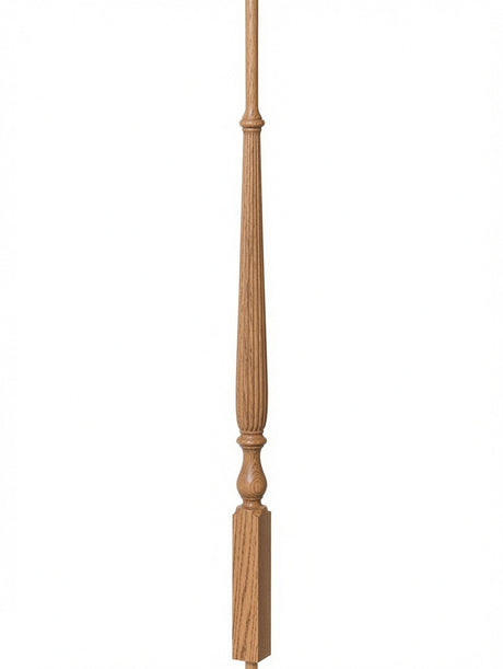 R-2715 36" Reeded Ohio Regency Stairways Baluster, Hickory