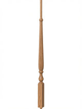 R-2715 40" Reeded Ohio Regency Stairways Baluster, Hickory