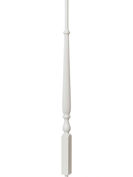 R-2715 36" Reeded Ohio Regency Stairways Baluster, Primed or Prefinished White