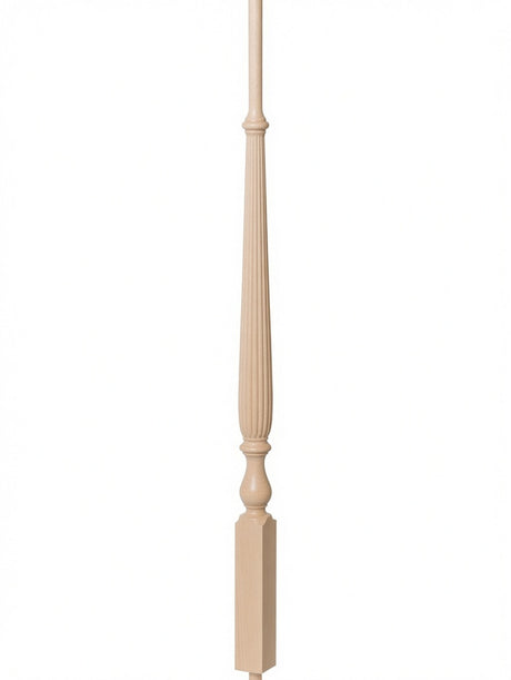 R-2715 40" Reeded Ohio Regency Stairways Baluster, Soft Maple