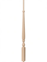 R-2715 42LB Reeded Ohio Regency Stairways Baluster, Soft Maple