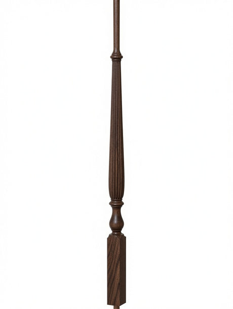 R-2715 40" Reeded Ohio Regency Stairways Baluster, Walnut