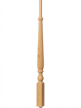 R-2715 40" Reeded Ohio Regency Stairways Baluster, Yellow Pine