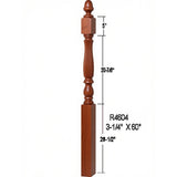 R-4604 Reeded Newel Post