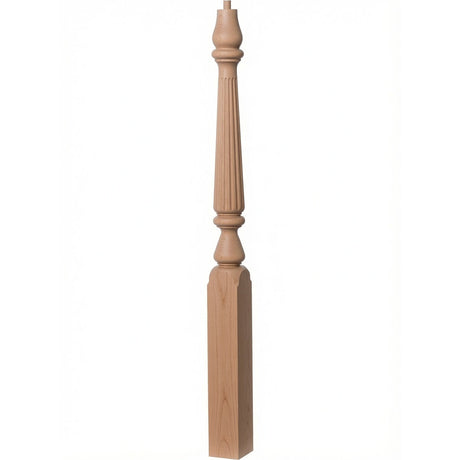R-4811 (48"), or R-4815 (60") Ohio Series Pin Top Newel Post, Alder