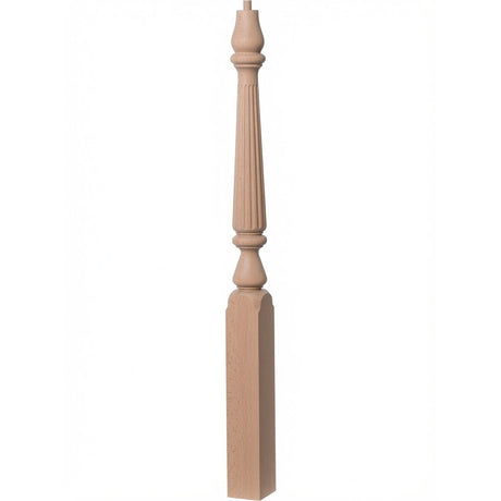 R-4811 (48"), or R-4815 (60") Ohio Series Pin Top Newel Post, Beech