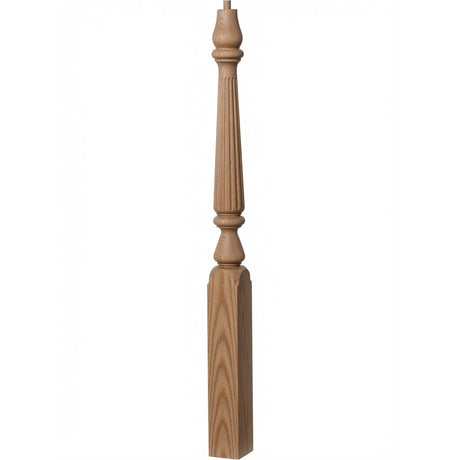 R-4811 (48"), or R-4815 (60") Ohio Series Pin Top Newel Post, Hickory