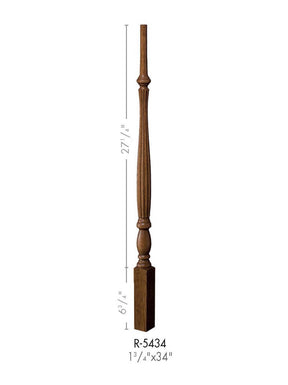 R-5434 34-inch Reeded Country Classic Baluster