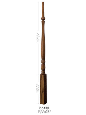 R-5438 38-inch Reeded Country Classic Baluster